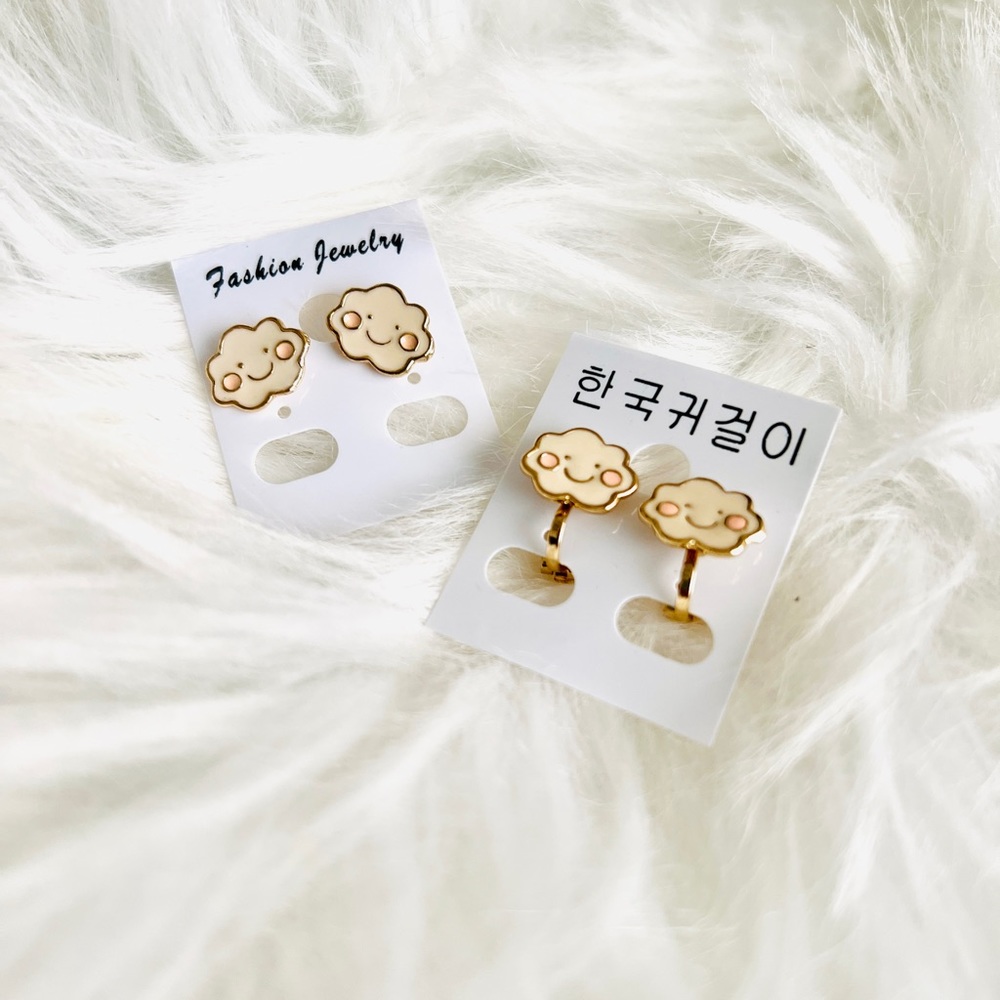 Brand New Smile Cloud Earrings